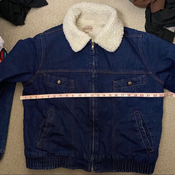 Saugatuck Drygood Denim Sherpa Jacket Size 42 - Picture 5 of 7